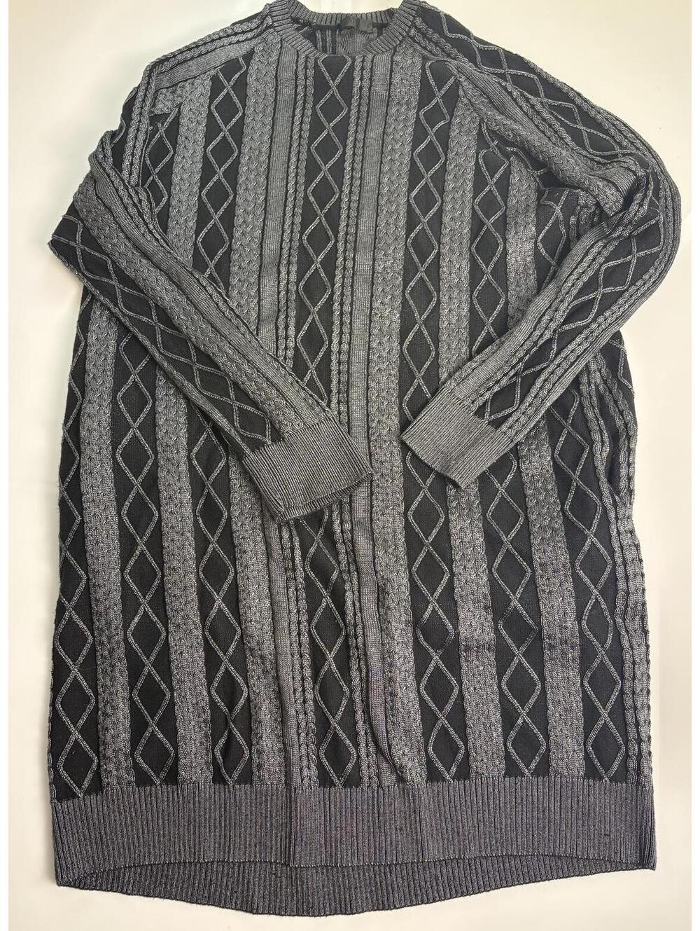 ATM Anthony Thomas Melillo Cable Knit Sweater Dress- Women M